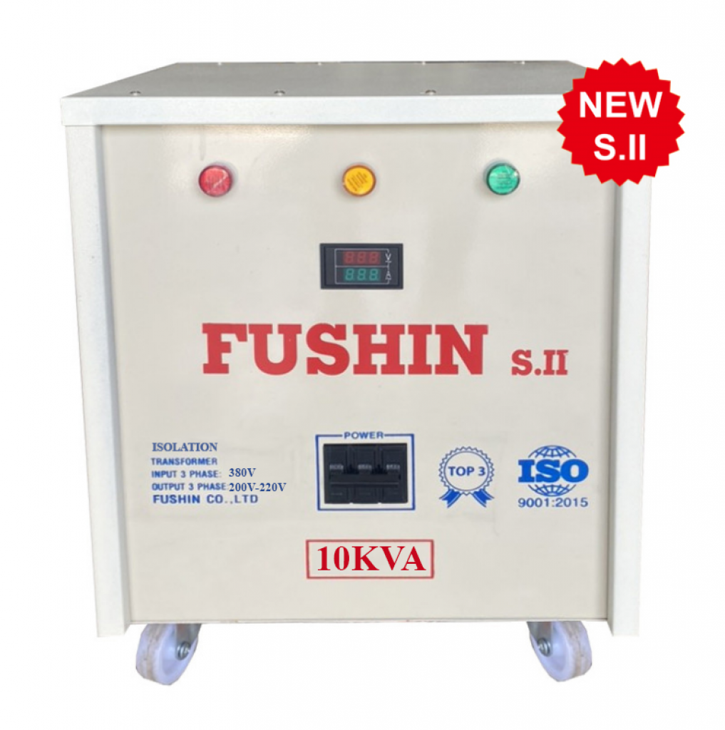 Biến áp cách ly 3pha - 10KVA (S.II) - Thông dụng