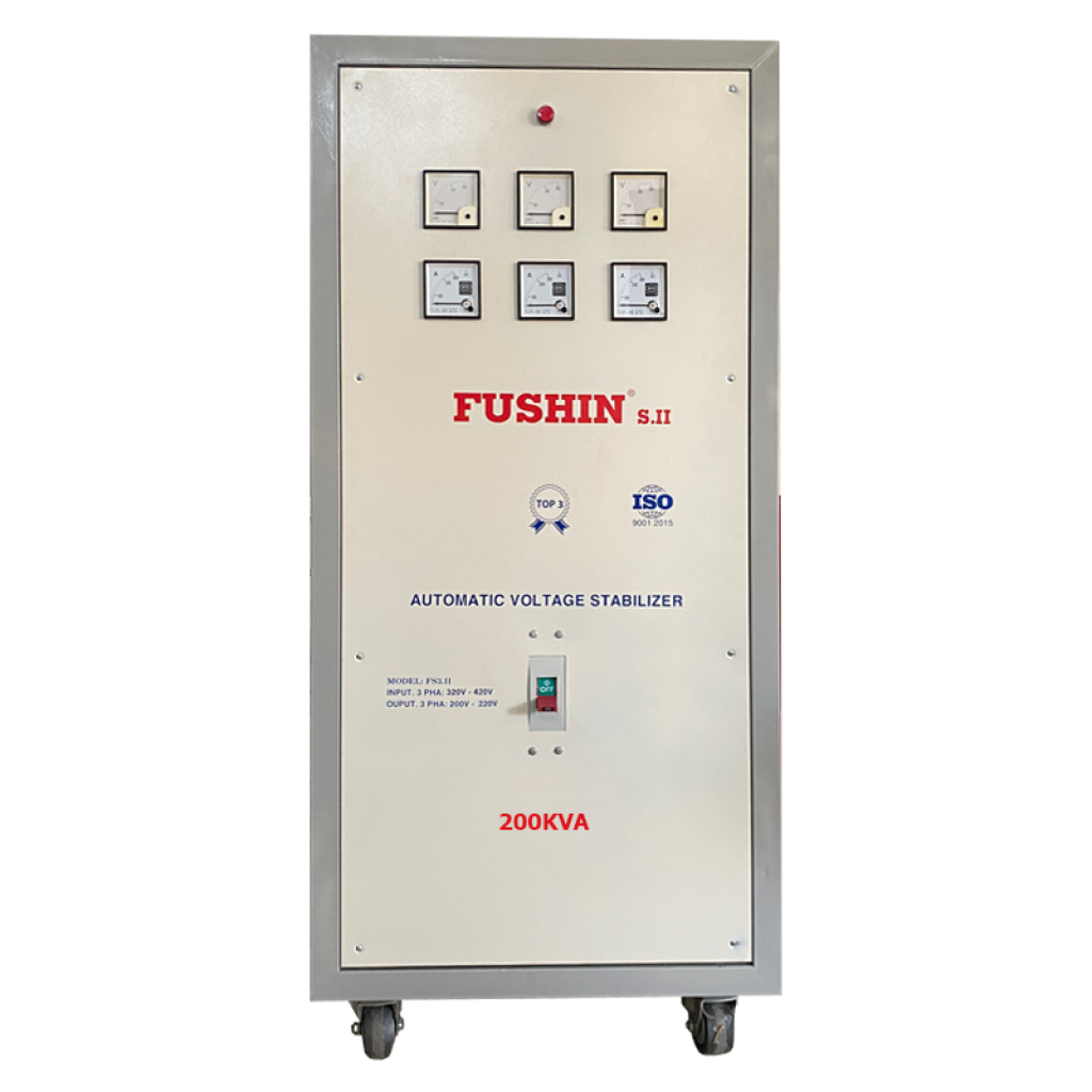 Ổn áp 3 pha năng lượng mặt trời dải 350V~500V ra 380V 200KVA Fushin