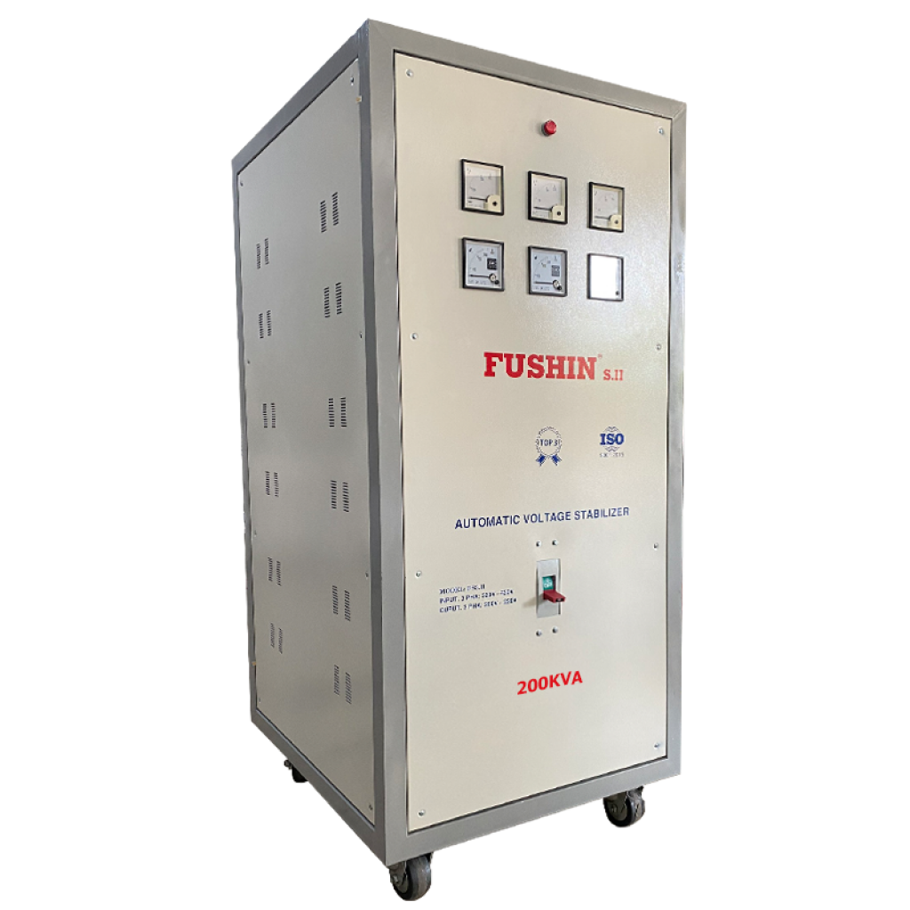 Ổn áp 3 pha năng lượng mặt trời dải 350V~500V ra 380V 200KVA Fushin