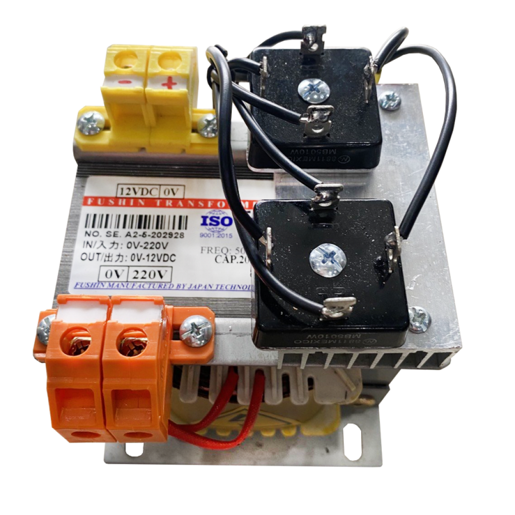 Biến áp cách ly 1 pha 220V/12VDC 20A