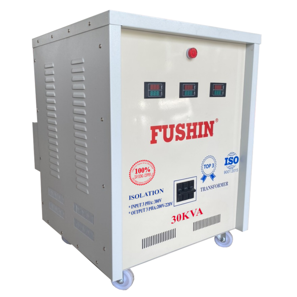 Biến áp cách ly 3pha - 30KVA (S.II) - 100% dây đồng