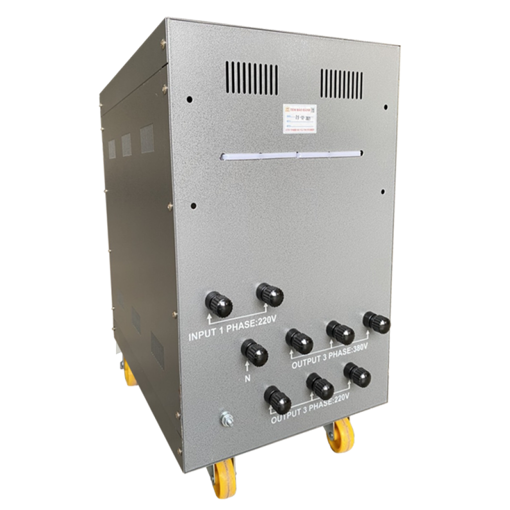 Biến áp 1 pha ra 3 pha 380V-220V 1HP Fushin