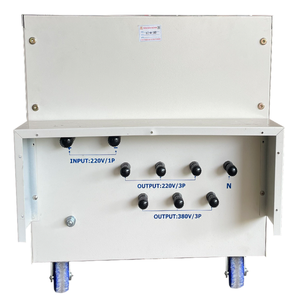 Biến áp 1 pha ra 3 pha 380V-220V 15HP Fushin