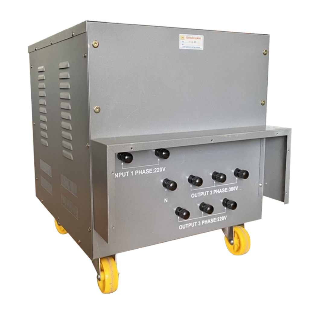 Biến áp 1 pha ra 3 pha 380V-220V 3HP Fushin