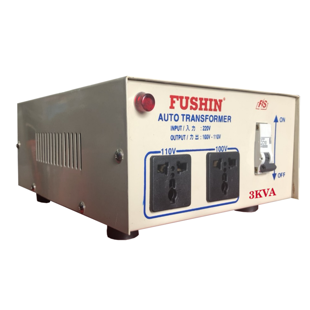 Biến áp cách ly 1P 220V/110V 3KVA-Dây Đồng