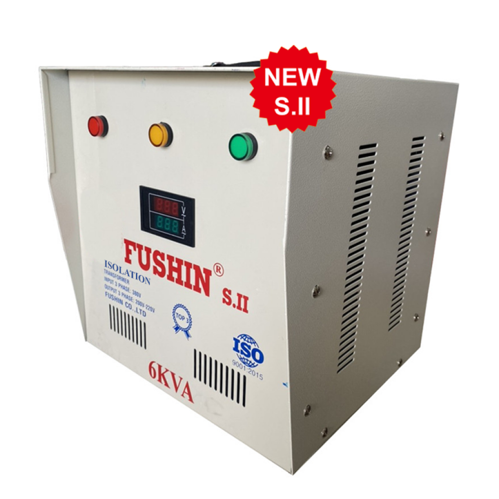 Biến áp cách ly 3pha - 6KVA (S.II) - Thông dụng