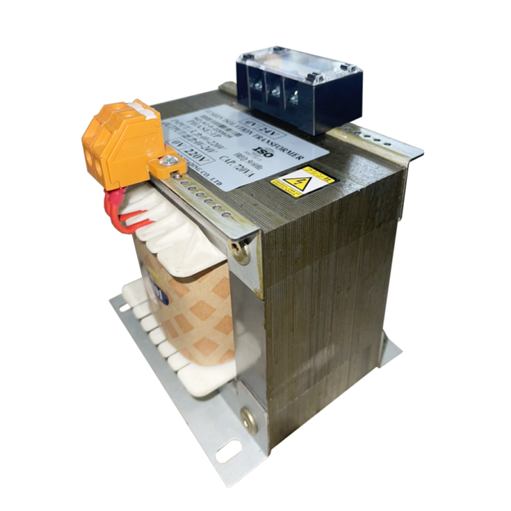 Biến áp cách ly 1 pha 220V/24V 720VA