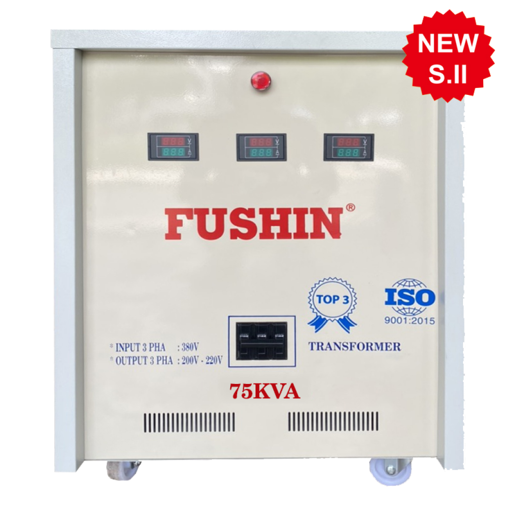 Biến áp tự ngẫu 3pha vào 380v ra 220v - 75KVA (S.II)