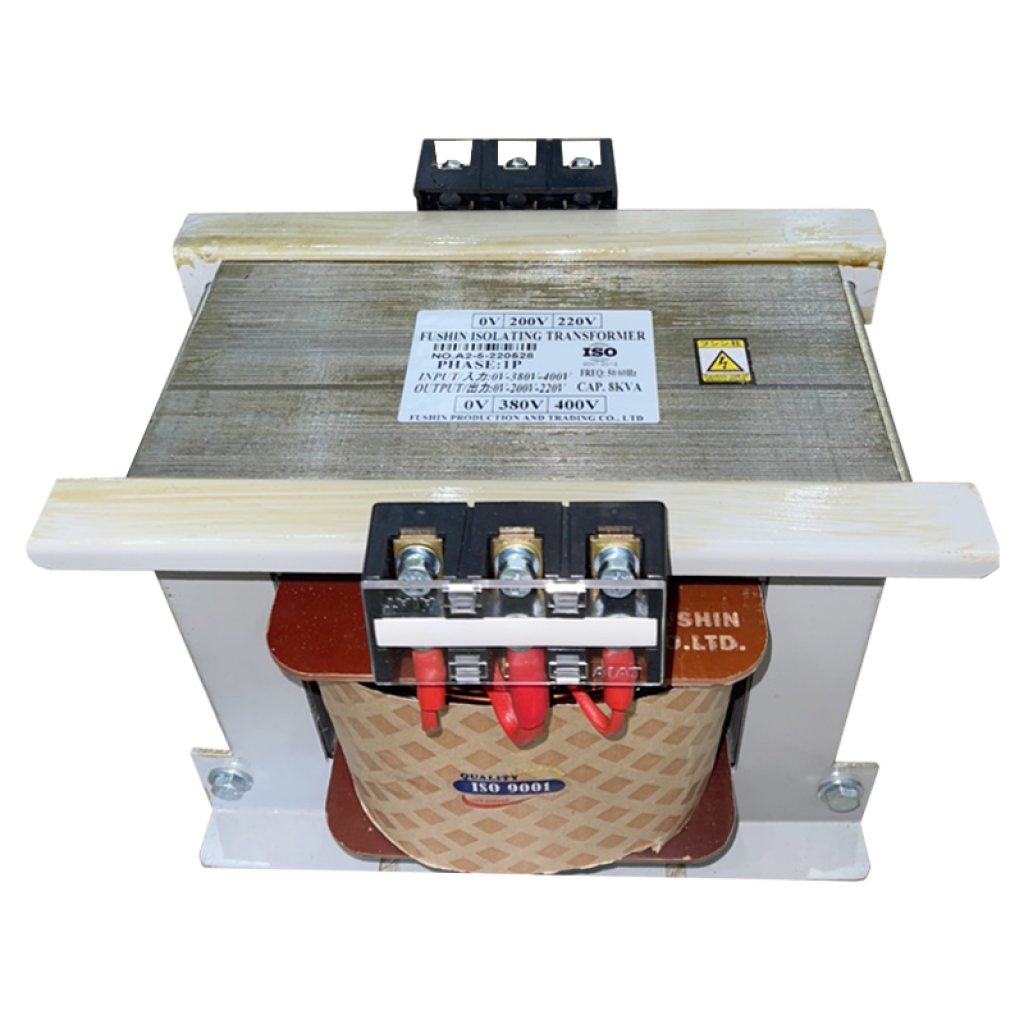 Biến áp đổi nguồn 1 pha 380V-400V ra 200V-220V - 8KVA