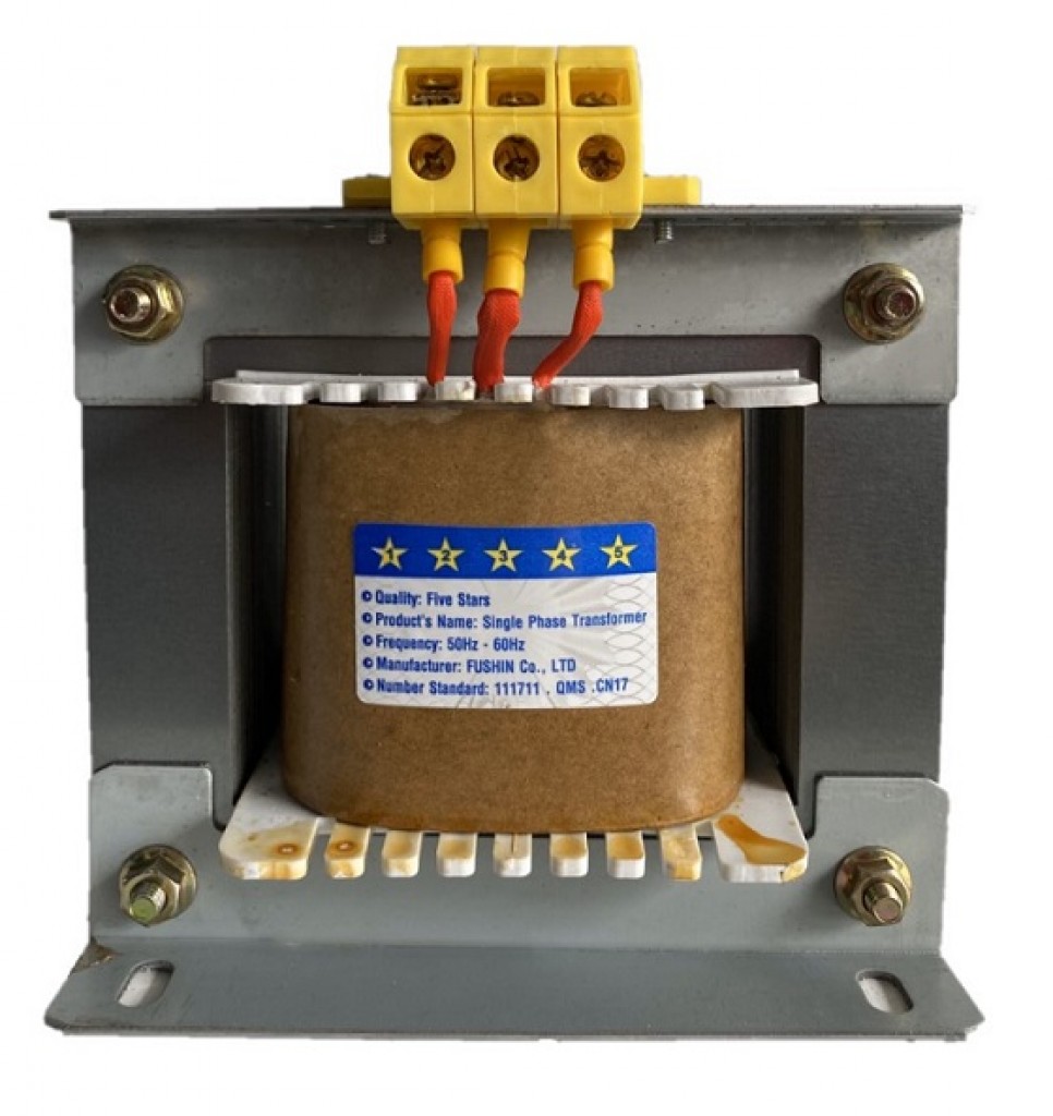 Biến áp cách ly vào 220V ra 220V 110V - 5A (1.1KVA)