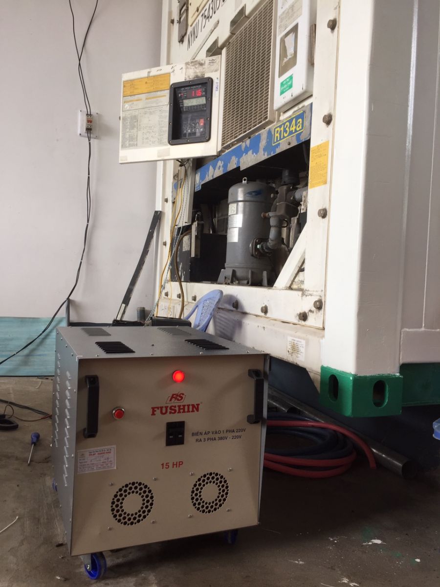 hình hoạt động 2, máy biến áp 1pha ra 3pha