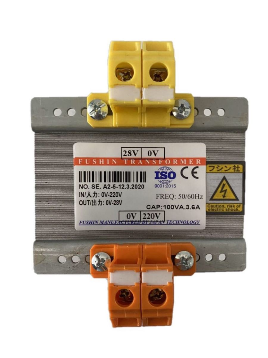 Biến áp cách ly vào 220V ra 28V - 100VA