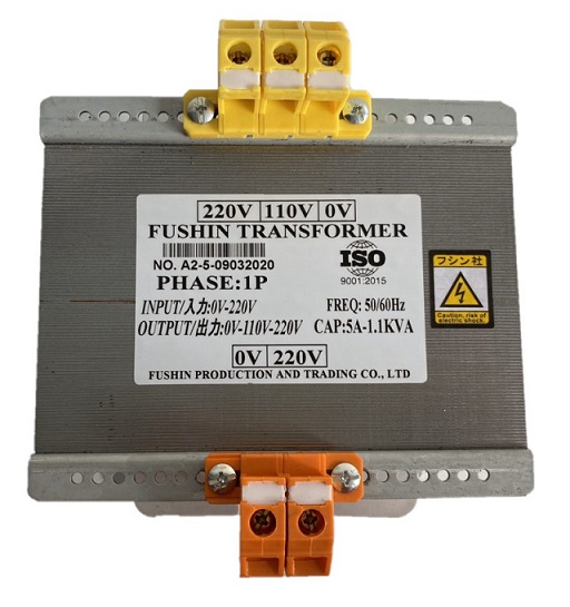 Biến áp cách ly vào 220V ra 220V 110V - 5A (1.1KVA)