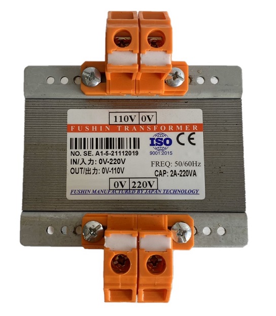 Biến áp tự ngẫu vào 220V ra 110V - 2A (220VA)