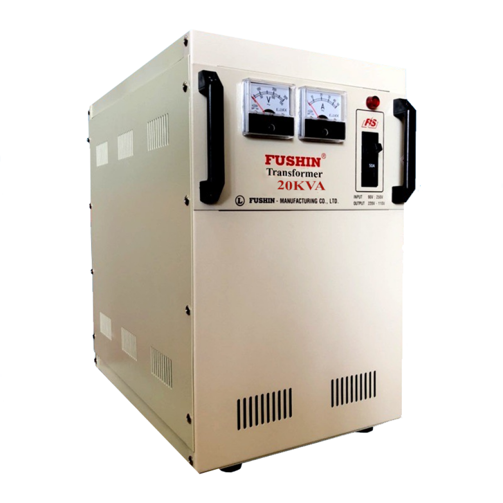 Biến áp cách ly 1P 220V/110V 20KVA-Dây Đồng