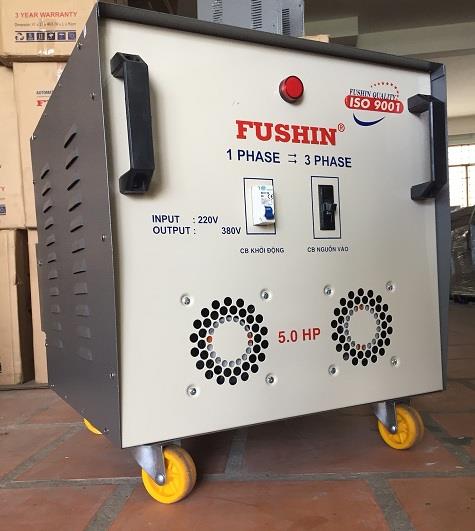 BIẾN ÁP 1PHA 220V RA 3PHA 220V/380V - 5HP(380V)