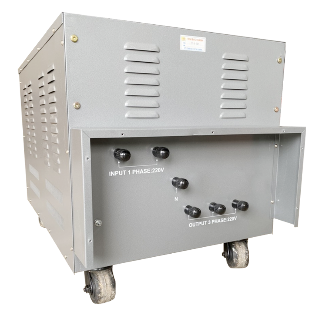 Biến áp 1 pha ra 3 pha 220V 30HP Fushin