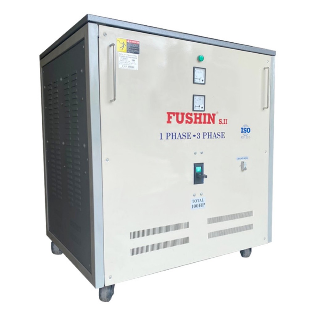 BIẾN ÁP 1PHA 220V RA 3PHA 220V/380V - 100HP(380V)