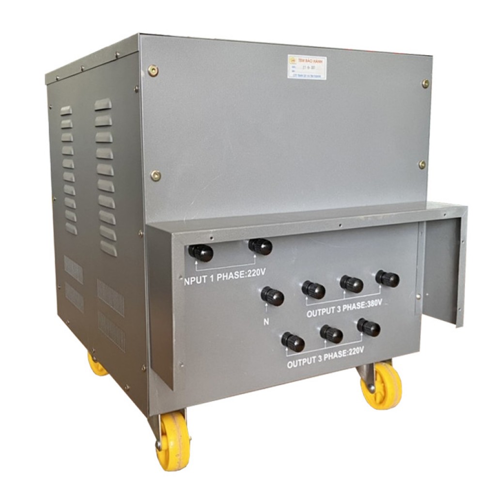 BIẾN ÁP 1PHA 220V RA 3PHA 220V/380V - 5HP(380V)