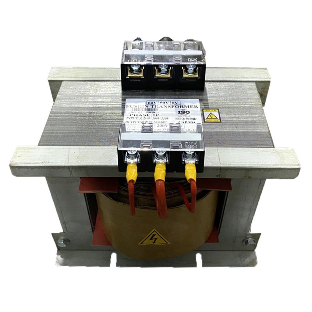 Biến áp cách ly vào 200V/220V ra 50V/60V - 80A