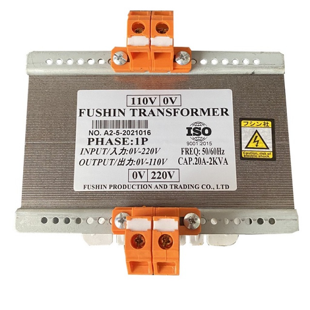 Biến áp tự ngẫu vào 220V ra 110V -20A(2KVA)