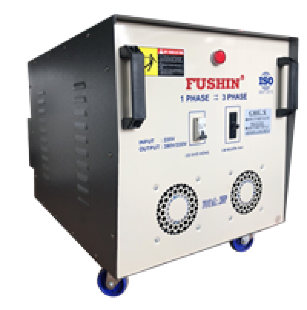 Biến áp 1 pha 220V ra 3 pha 220V/380V - 2HP(380V)