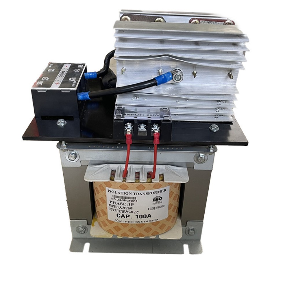 Biến áp đổi nguồn 220V ra 24VDC - 100A