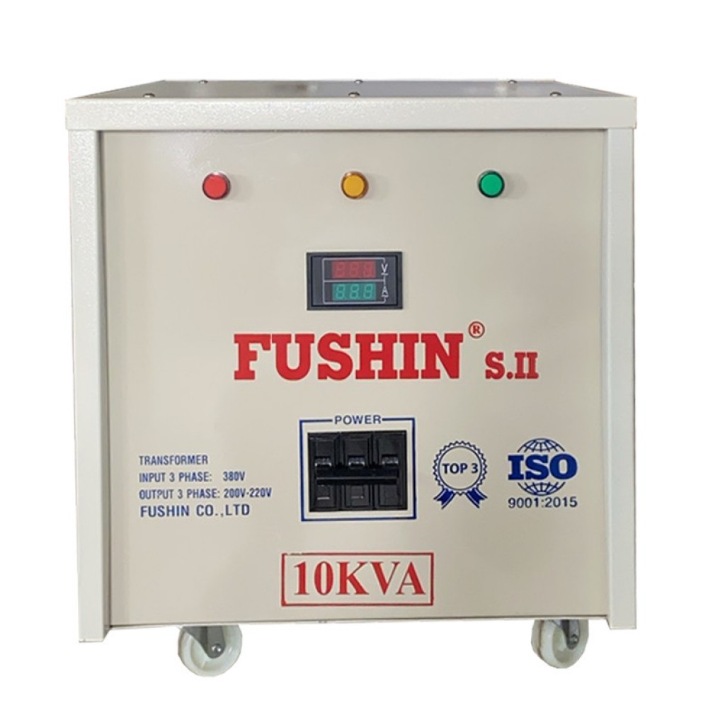 Biến áp tự ngẫu 3pha vào 380v ra 220v - 10KVA (S.II)