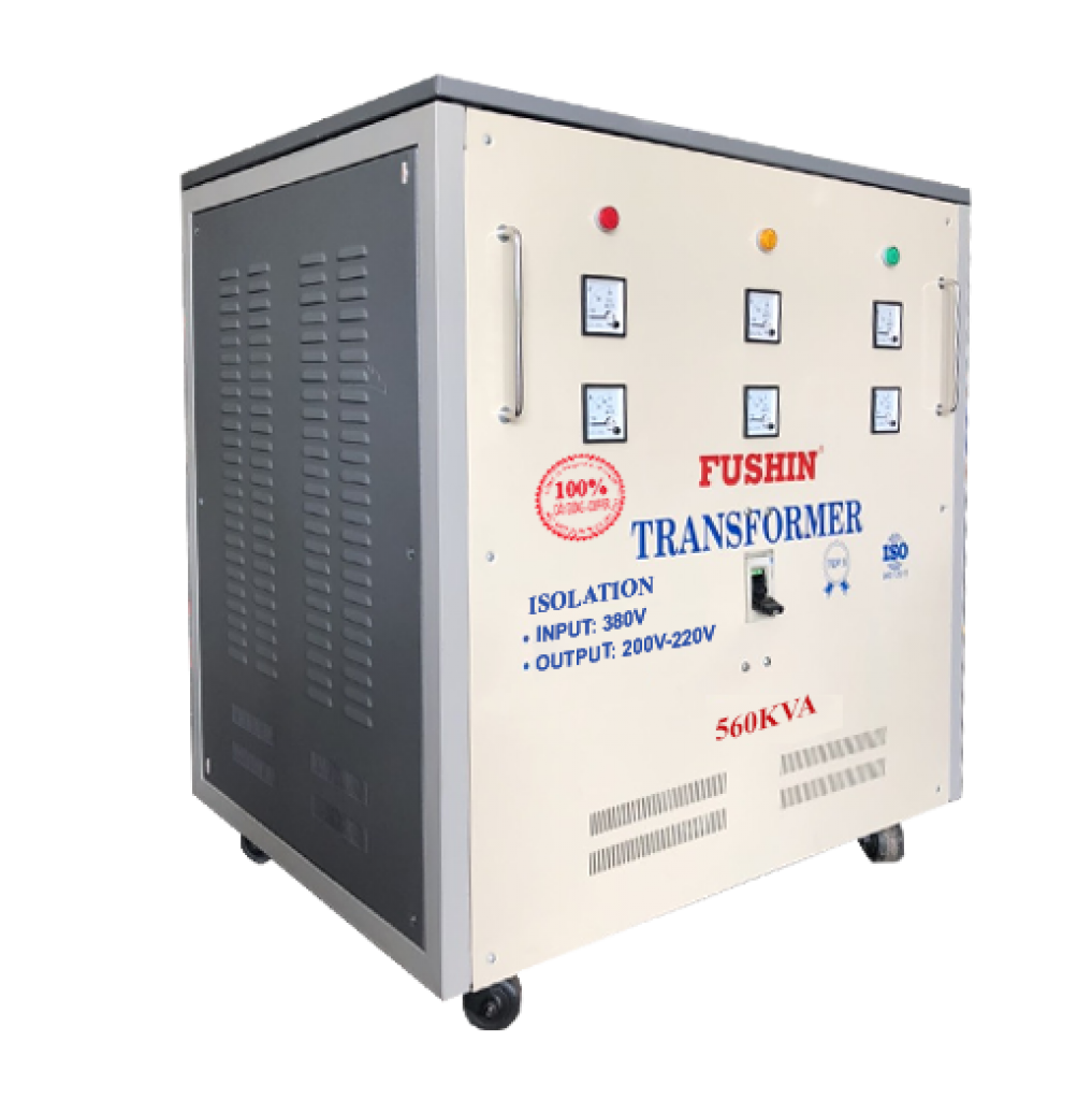 Biến áp cách ly 3pha - 560KVA (S.II) - 100% dây đồng
