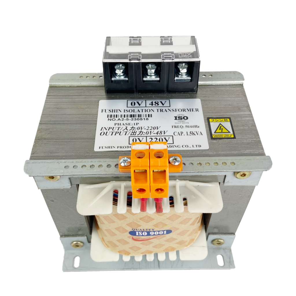 Biến áp cách ly vào 220V ra 48V 1.5KVA Fushin