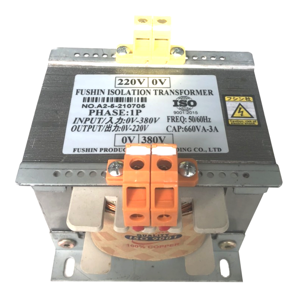 Biến áp 1P - 660VA (380V/220V)