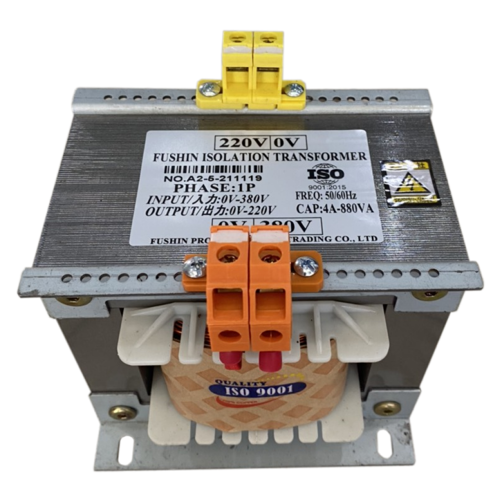 Biến áp 1P - 880VA (380V/220V)