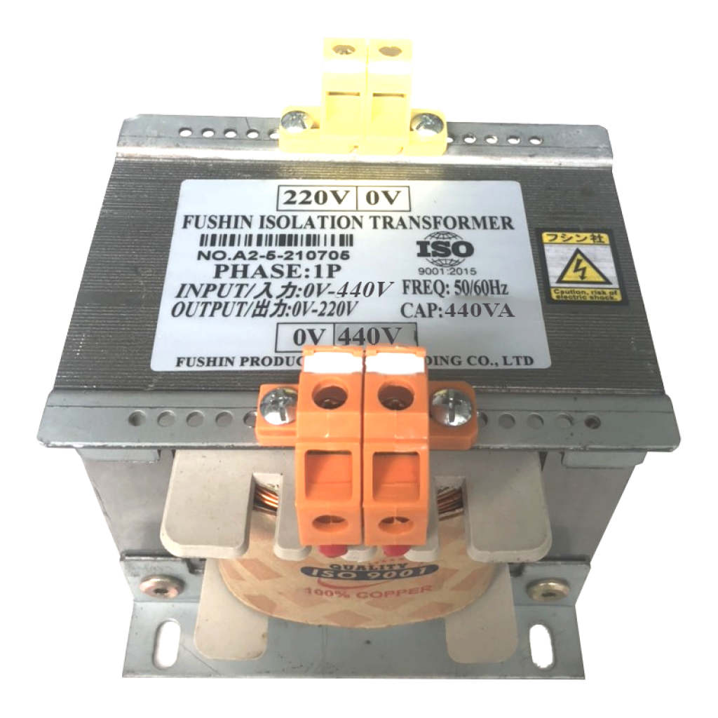 Biến áp 1P - 400VA (440V/220V)