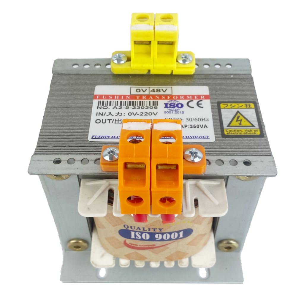 Biến áp cách ly vào 220V ra 48V 400VA Fushin