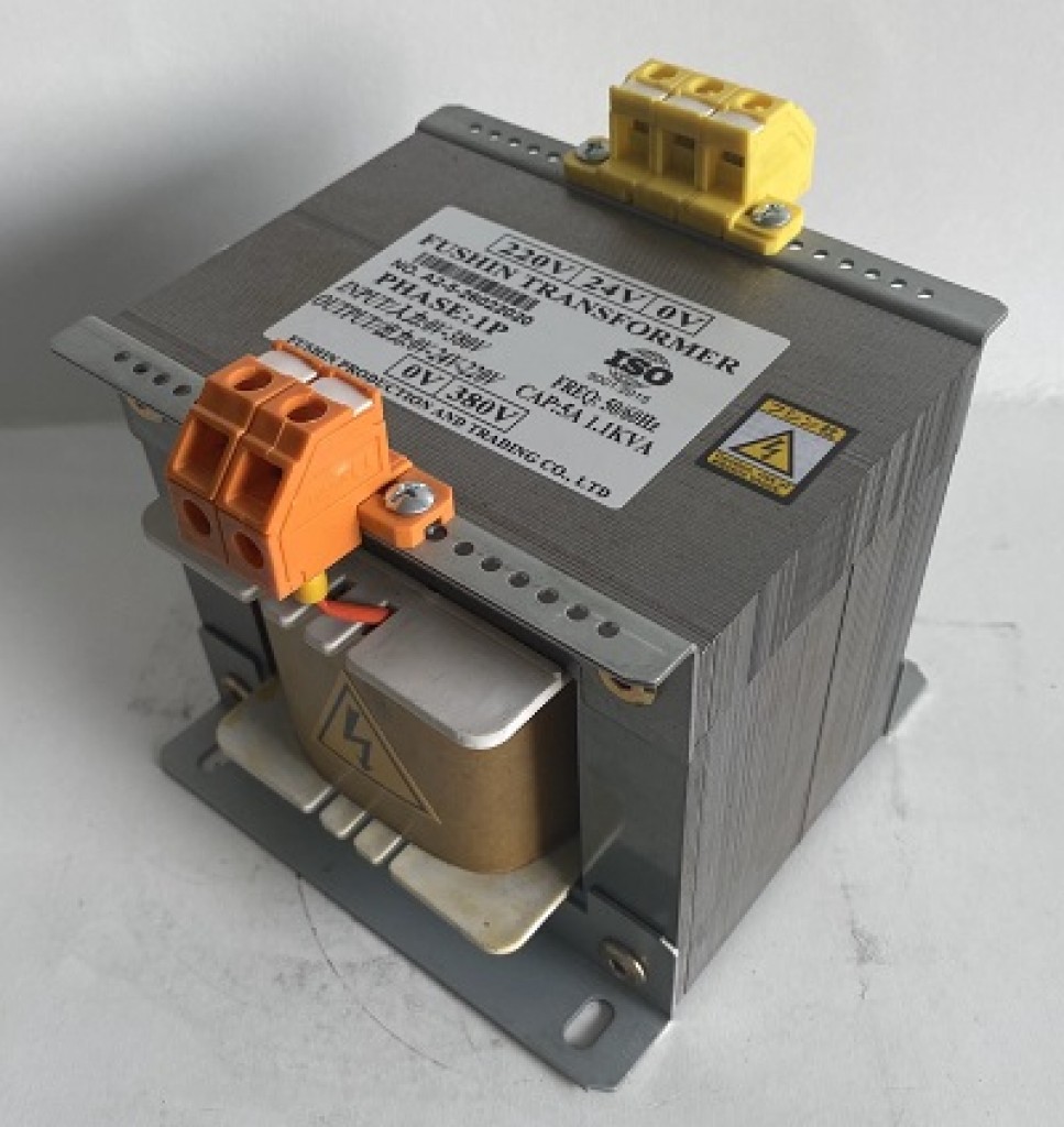 Biến áp cách ly vào 380V ra 220V/24V - 5A -1.1KVA