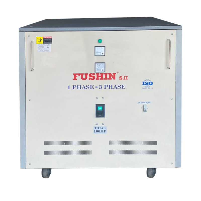 BIẾN ÁP 1PHA 220V RA 3PHA 220V/380V - 100HP(380V)