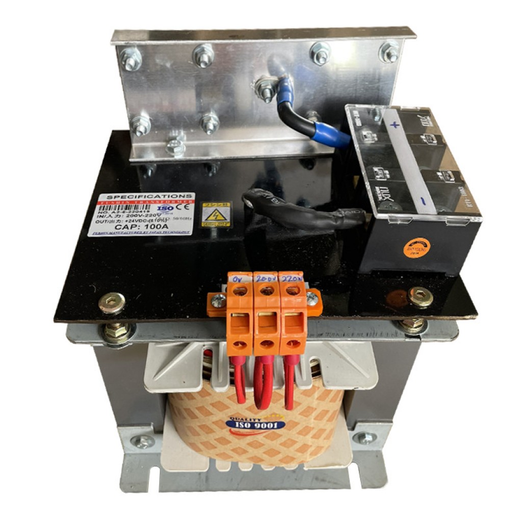 Biến áp đổi nguồn 220V ra 24VDC - 100A