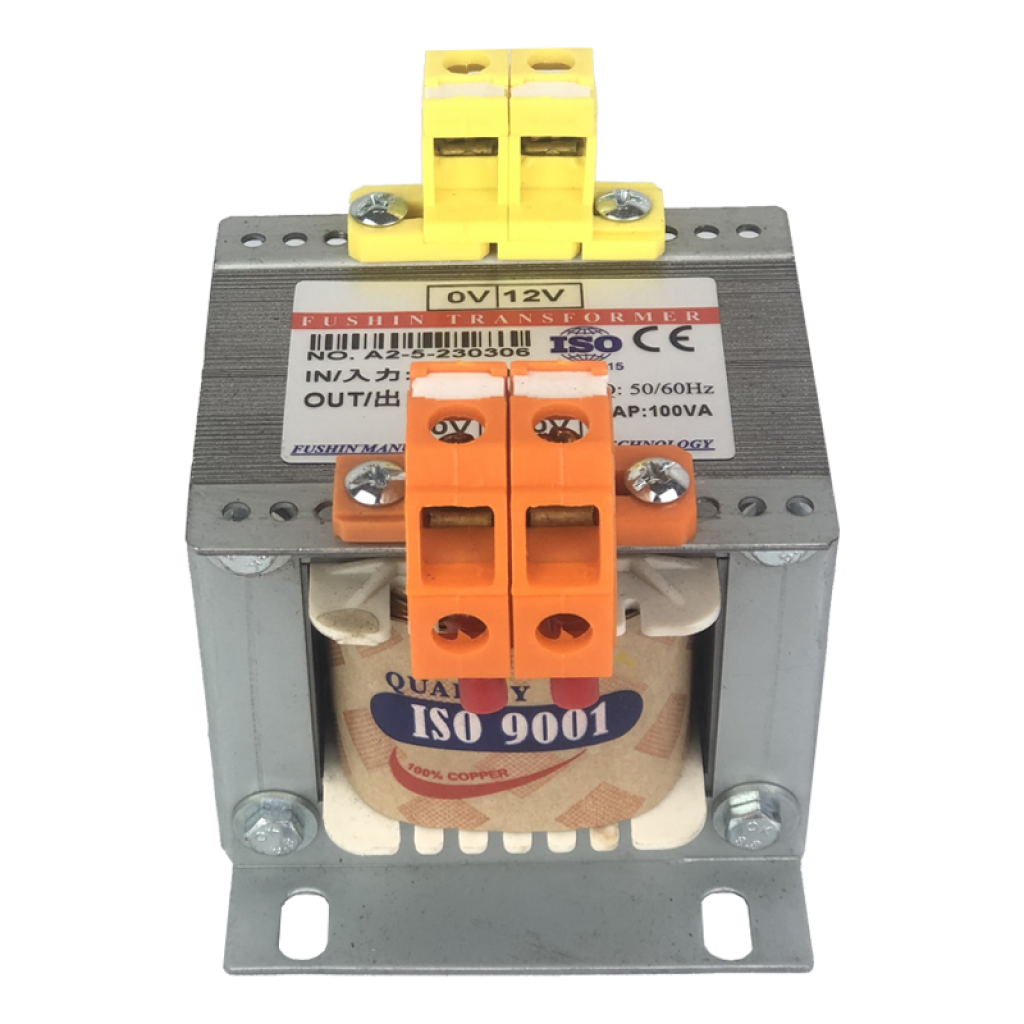 Biến áp cách ly 220V/12V - 100VA(8A)