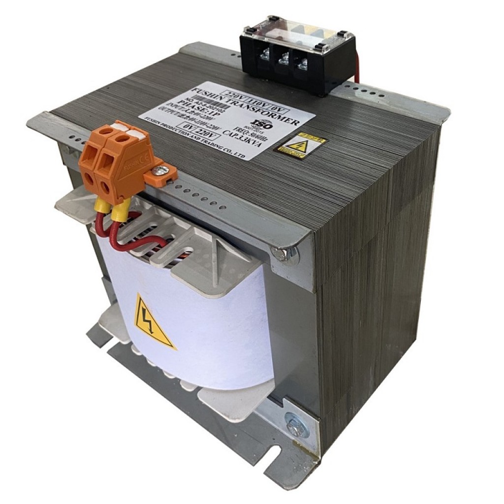 Biến áp cách ly vào 220V ra 110V/220V - 3.3KVA