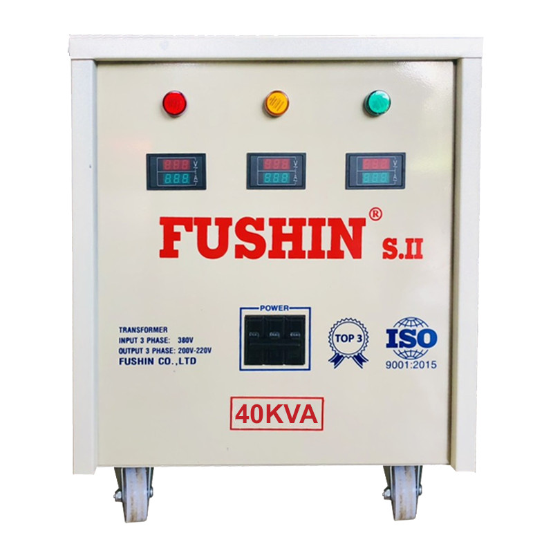 Biến áp tự ngẫu 3pha vào 380v ra 220v - 40KVA (S.II)