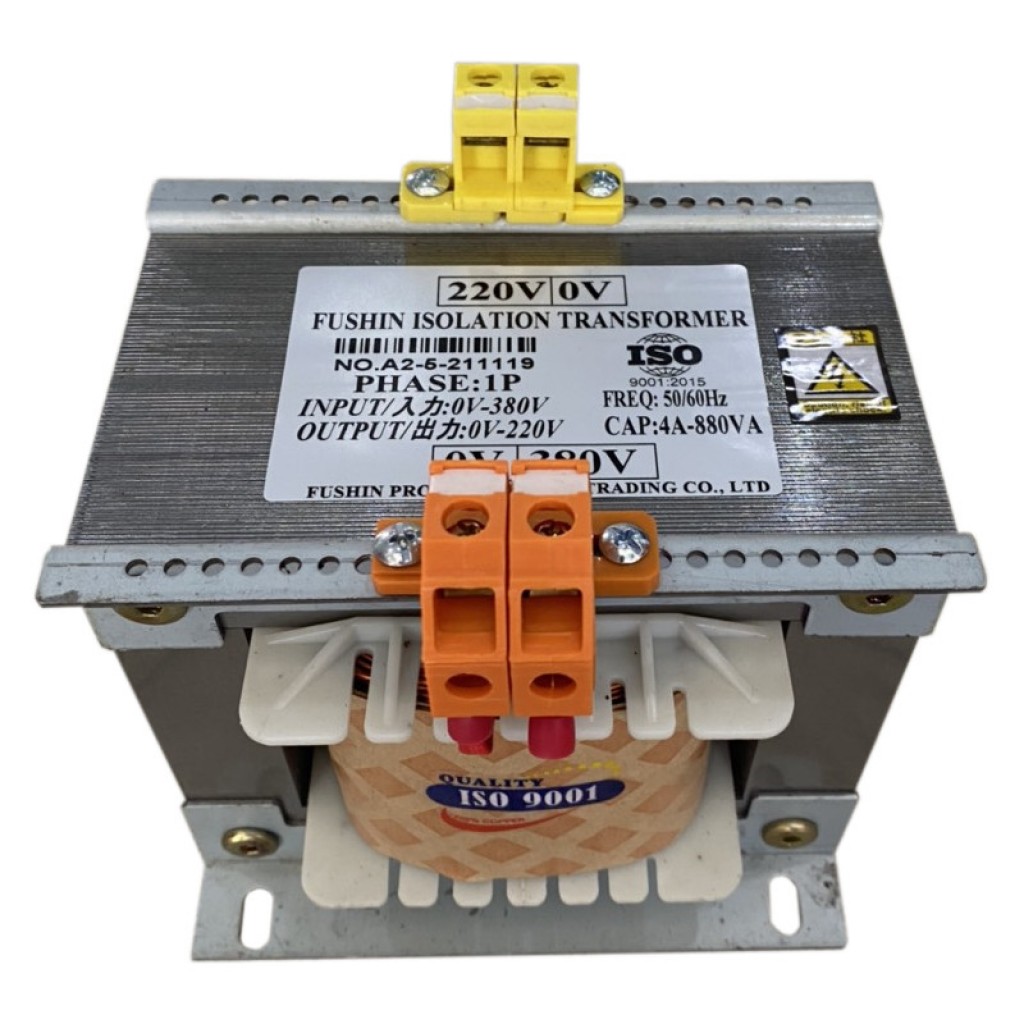 Biến áp cách ly 380V/220V - 880VA(4A)