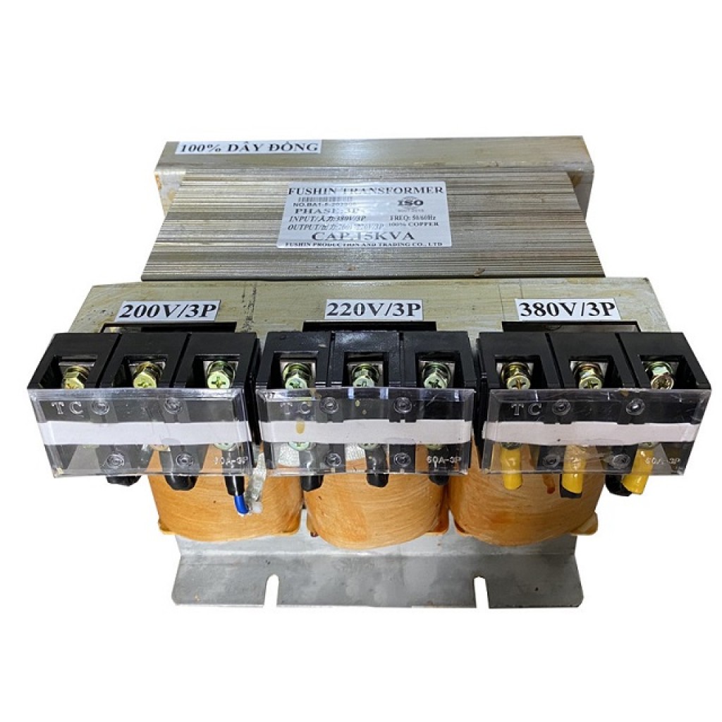 Biến áp 3P tự ngẫu - 15KVA