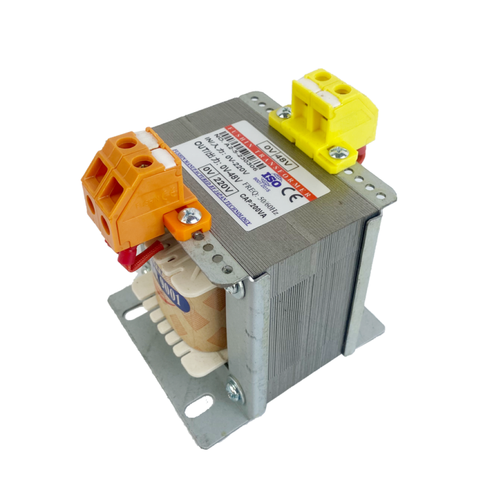 Biến áp cách ly vào 220V ra 48V 200VA Fushin