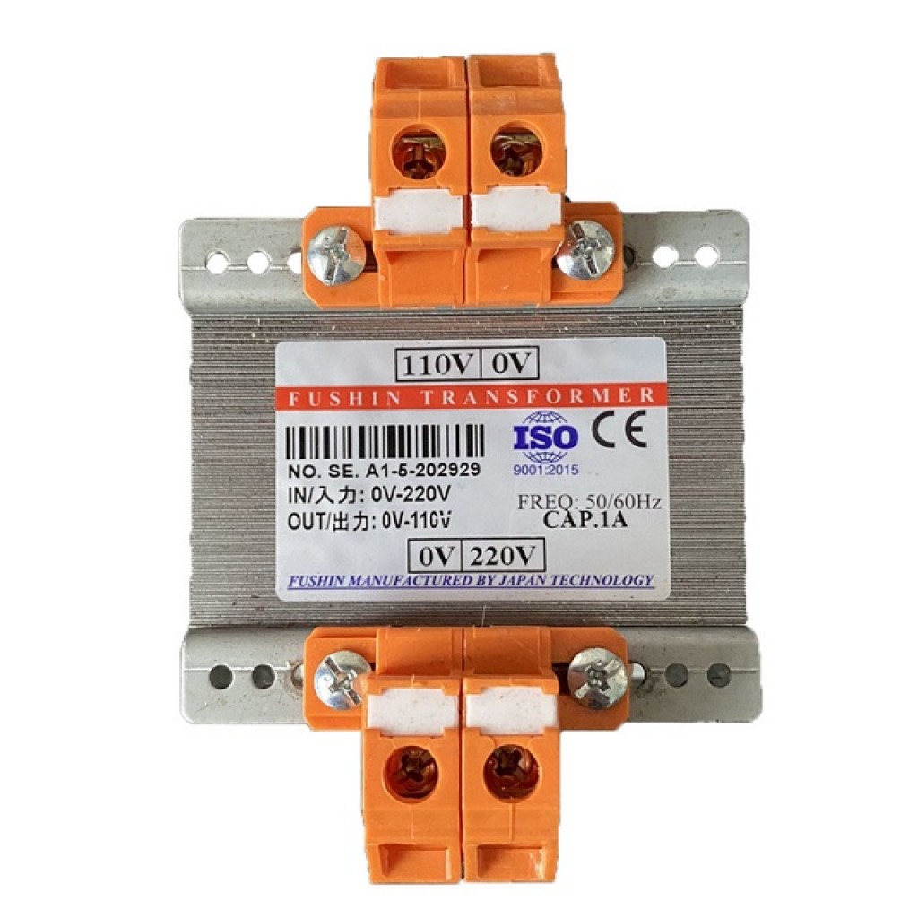 Biến áp tự ngẫu vào 220V ra 110V -1A(110VA)