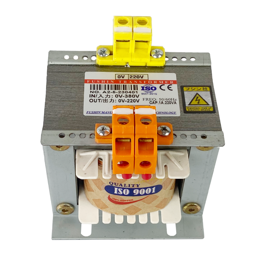 Biến áp cách ly 380V/220V - 220VA (1A)