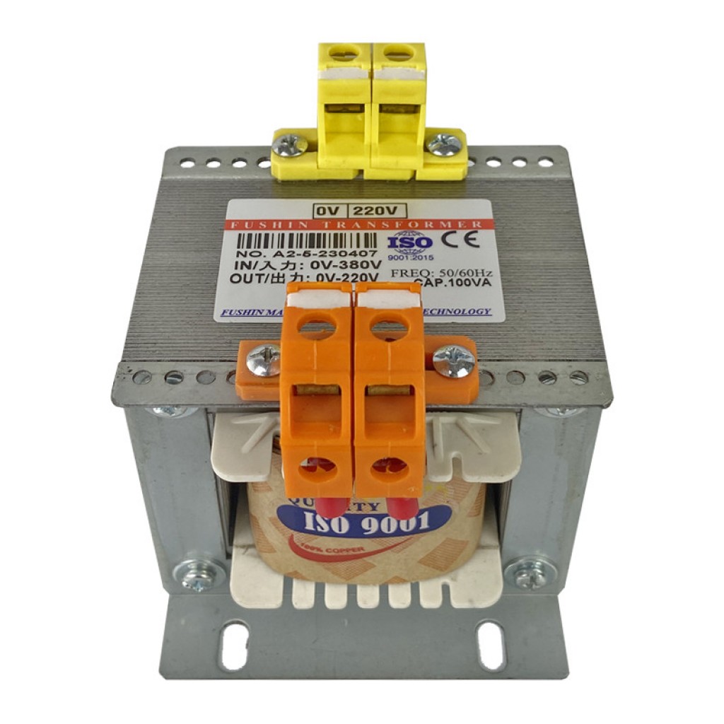 Biến áp cách ly 380V/220V - 100VA (0.5A)