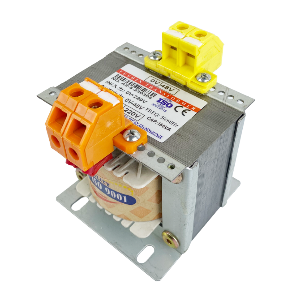 Biến áp cách ly vào 220V ra 48V 150VA Fushin