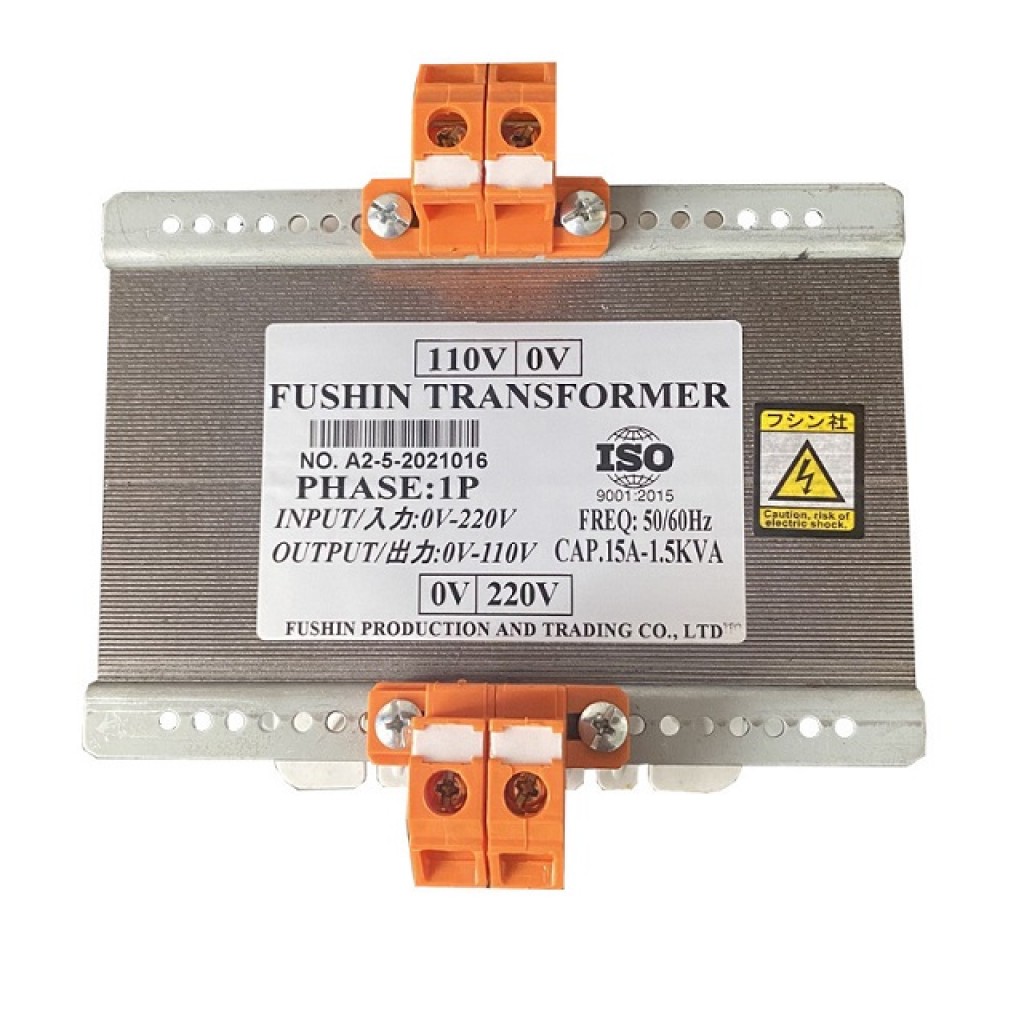 Biến áp tự ngẫu vào 220V ra 110V -15A(1.5KVA)