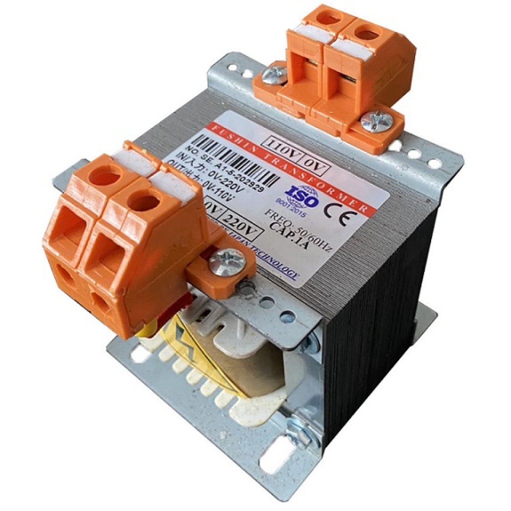 Biến áp tự ngẫu vào 220V ra 110V -1A(110VA)