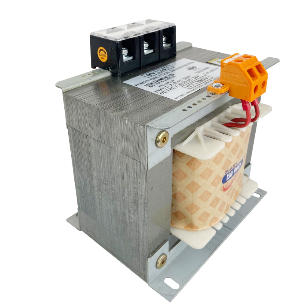 Biến áp cách ly vào 380V 2 pha ra 24V 1.5KVA Fushin